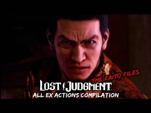 Lost Judgment The Kaito Files DLC - All EX Actions Compilation