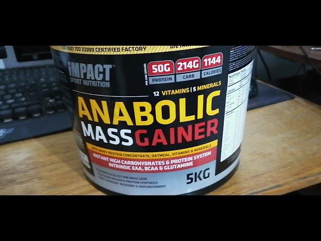 anabolic mass gainer Tunisie impact nutrition بروتين تونسي