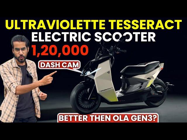 OLA KILLER?️ULTRAVIOLETTE NEW ELECTRIC SCOOTER| Only for 120000 | Tesseract with Dash Cam