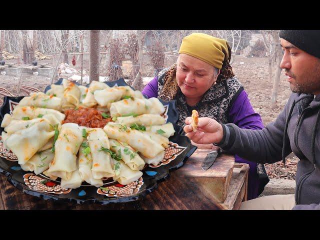 ХАМИРЛИ ДОЛМА | готовим долма в тесте | cooking at DOLMA in the dough