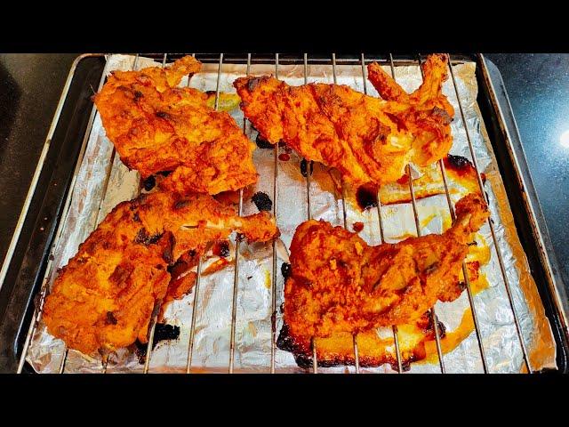 Tandoori Chicken in oven Recipe | तंदूरी चिकन | Restaurant Style Tandoori Chicken | Chicken Starters