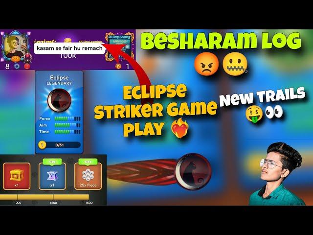 Eclipse Striker Game play  | New Event Elemental Jackpot ️‍ |  Gems Gala Event  | Carrom Pool