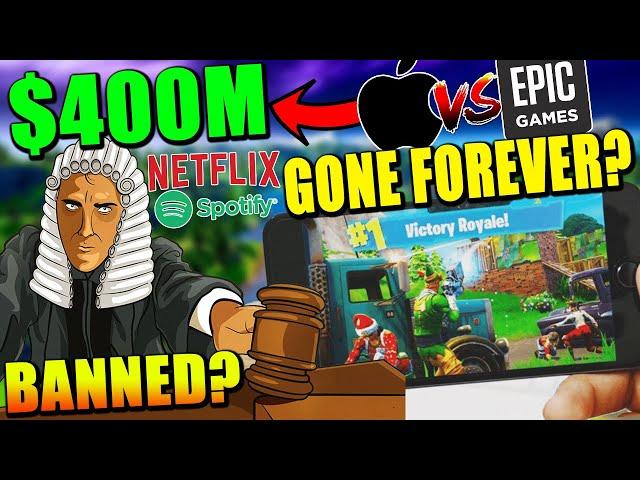 Fortnite LOSES $400 MILLION To Apple? Mobile DONE FOREVER? Netflix & Spotify HATE Google & Apple?