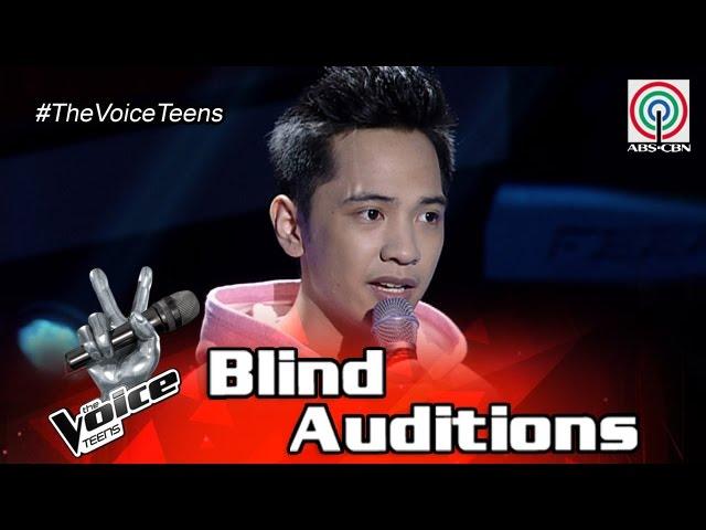 The Voice Teens Philippines Blind Audition: Franz Dacanay - Right Here Waiting