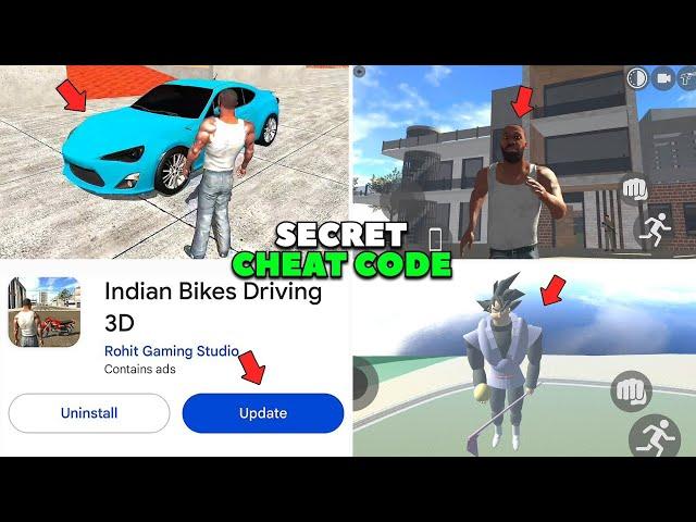 Indian Bikes Driving 3d New Update Maclern Car+Super Speed Run Secret Cheat Code | All Code 2024