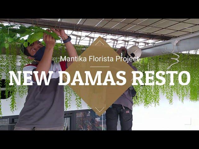 Dekorasi Tanaman Rambat Artifisial Restoran I Damas Resto Jakarta