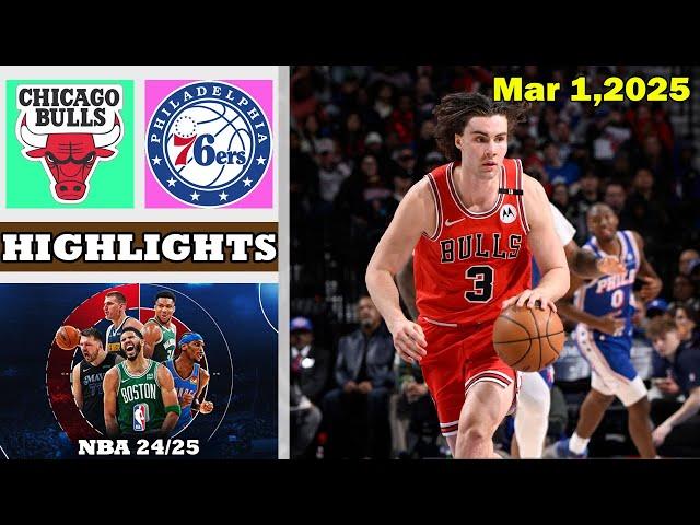 HIGHLIGHTS | Chicago Bulls vs Philadelphia 76ers | NBA Season 2025