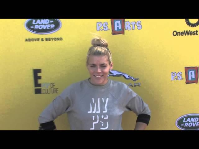 Busy Philipps arriving to PS ARTS Express Yourself 2014 @Busyphilipps25