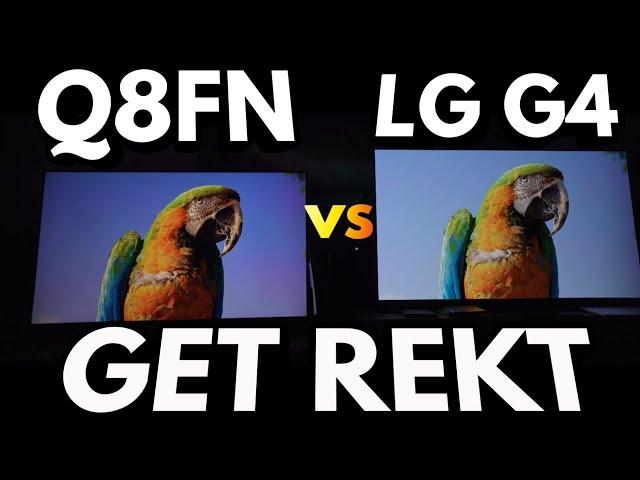 LG G4 Filmmaker Mode vs Samsung Q8FN QTV Calibrated