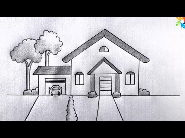 My House Drawing #easy #drawing #house