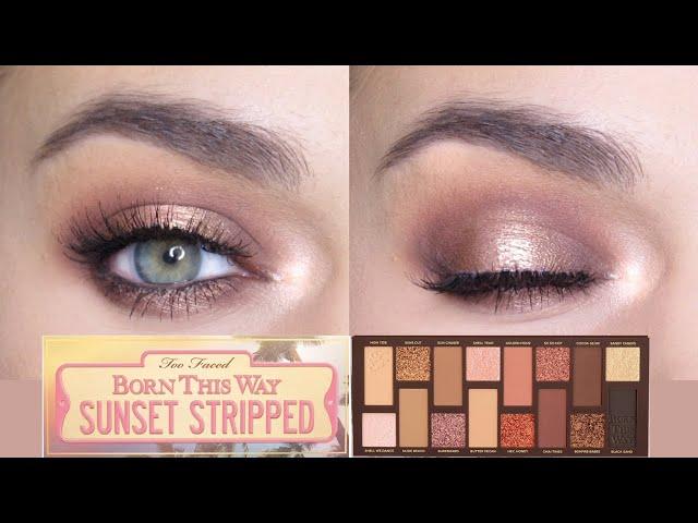 Dramatic Halo Eye look, NEW!! Sunset Stripped Palette!