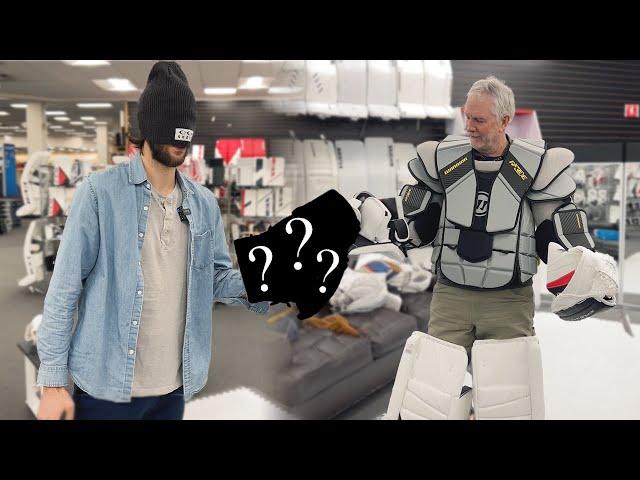 Pure Hockey: Guess the Glove and My Dad Tries Goalie Gear for the First Time