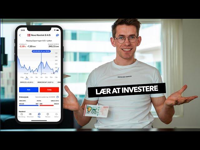 Aktier for begyndere: Sådan laver du din første investering og køber en aktie
