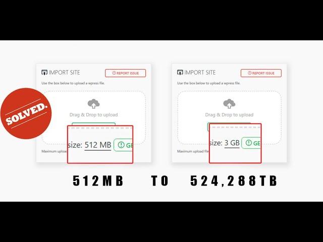 How to increase WordPress Import size All in One WP Migration WordPress Plugin