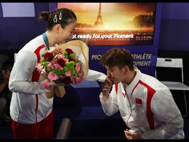 我老婆是奥运会冠军！刘雨辰在现场向黄雅琼求婚