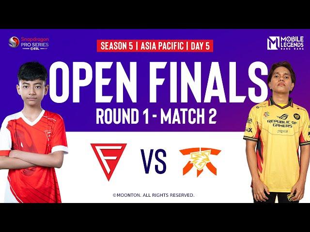 FNATIC ONIC PH vs FALCON ESPORTS | SPS Mobile Open Finals | MLBB | S5 Day 5 | Round 1 Match 2