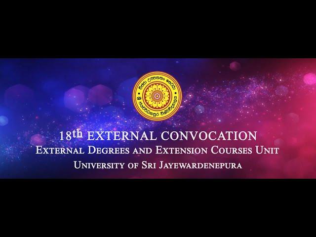 18th External Convocation - Session 04