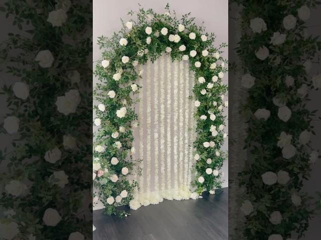 DIY - how to create backdrops on Walls #backdropdecor #wedding #flower #diy