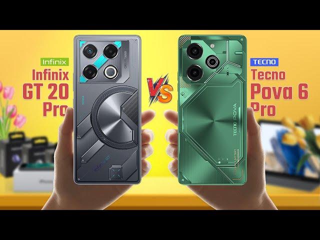 Infinix GT 20 Pro Vs Tecno Pova 6 Pro | Full Comparison  Which One Is Best?