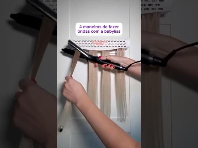 Como fazer ondas com a babyliss #babyliss #cachos #cabelocacheado #cabelo #shorts #suelenvelasco