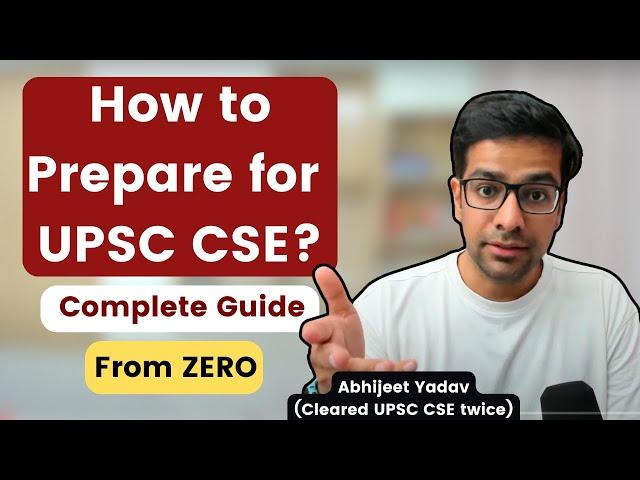 Complete Strategy for UPSC 2026 | How to start UPSC preparation?