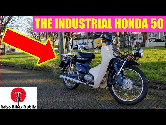 T2000 honda press cub 50 (ride & review) - 2002 honda c50 press cub- he INDUSTRIAL Honda 50!