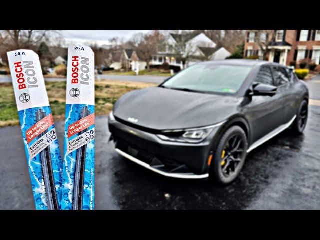 UPGRADE Your Vision! Replacing Kia EV6 Wiper Blades with Bosch Icon (DIY Guide)