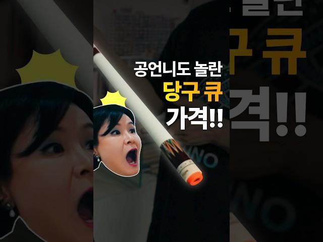 [공때리는언니] 공언니도 깜짝놀랐다!? 당구 큐 가격 대공개!!