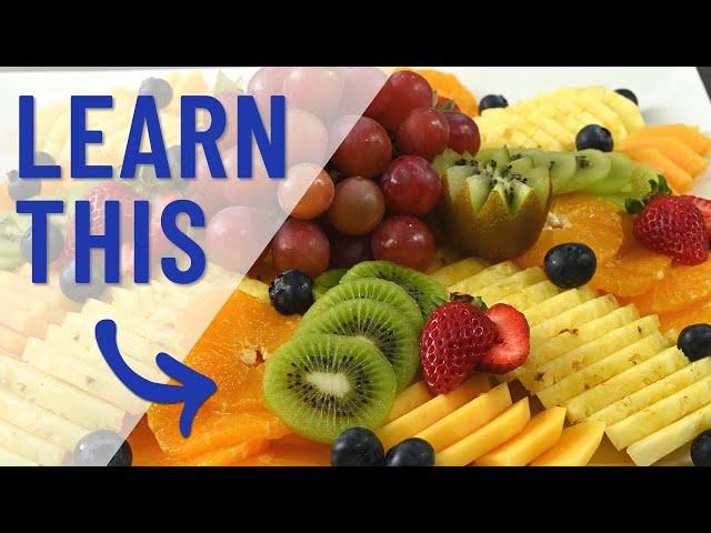 How to arrange a FRUIT PLATTER like a pro