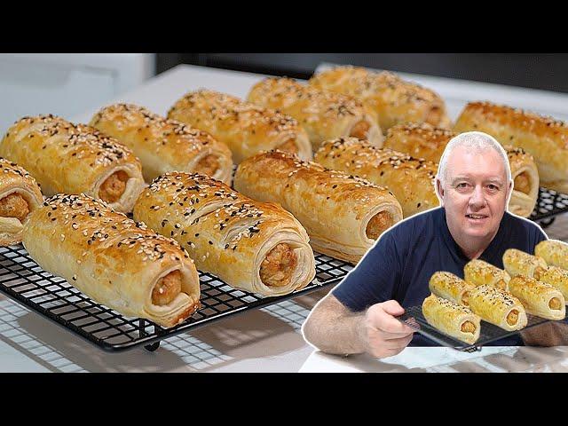 EASY CHICKEN Sausage Rolls – PERFECT Party Snack