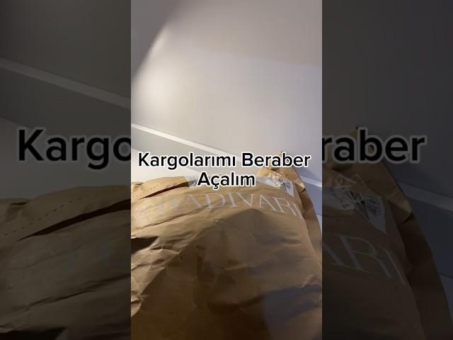 Kargolarımı beraber açalım || denemeli Alışveriş 