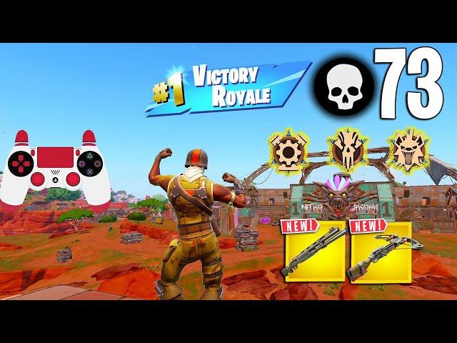 73 Elimination Solo Vs Squads Wins (Fortnite Chapter 5 Season 3! PS4 Controller Gameplay)