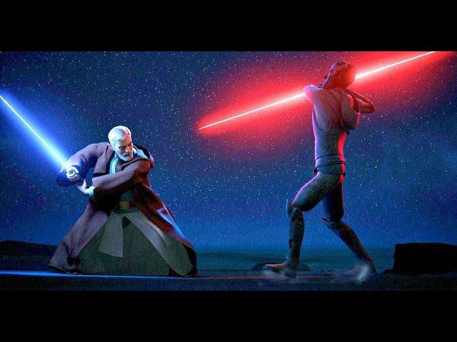 Maul vs Obi-Wan Kenobi [4K HDR] - Star Wars: Rebels