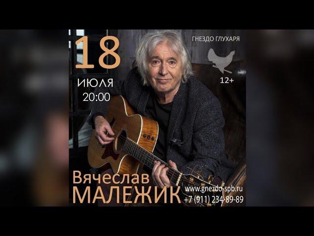 Вячеслав Малежик | СПб / Бард-клуб "Гнездо глухаря" 18.07.2024