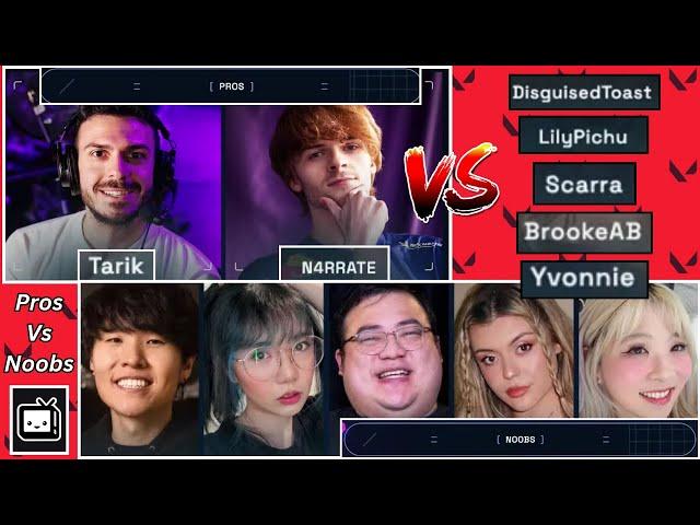 2 Pros Vs 5 Noobs ft. DisguisedToast, LilyPichu, Scarra AND MORE (Tarik's POV - FULL VOD)