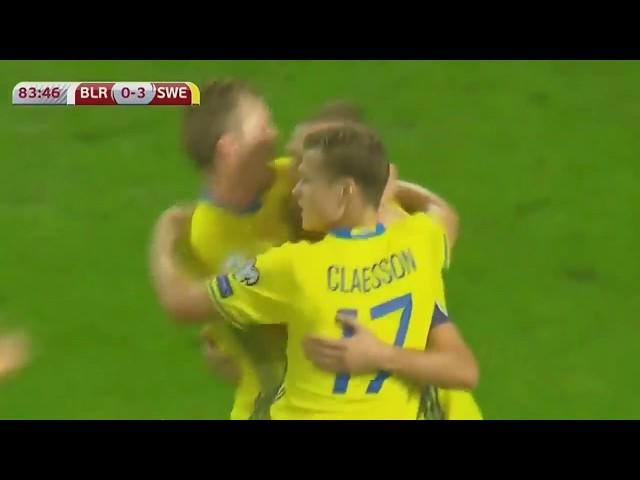 Belarus vs Sweden 0 4   Goals & Highlights   World Cup Qualifiers   03 09 2017 HD