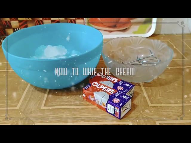 Olpers cream whipping- How to whip olpers tetrapack cream- Sabahat's kitchen and multiple tasks