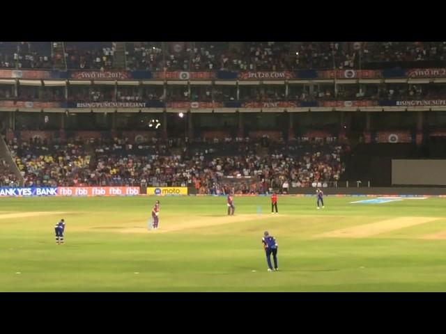 Final ball of the match pune vs mumbai