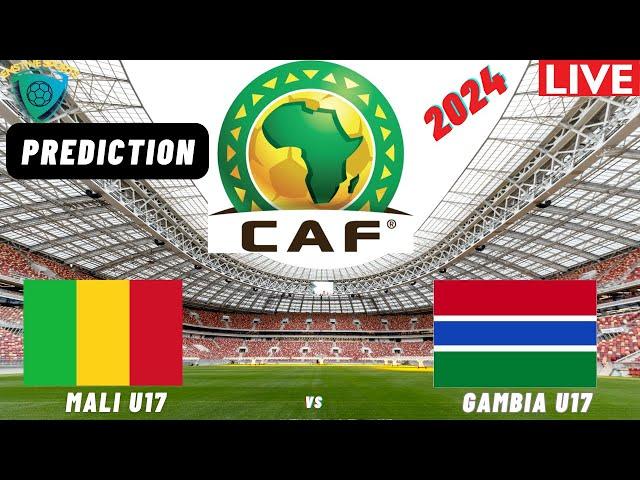 Mali vs Gambia SEMI FINAL CAF U17 Africa Cup Of Nations  2024 Qualification