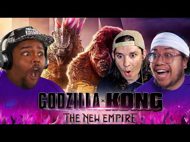 Godzilla x Kong: The New Empire (2024) FIRST TIME REACTION