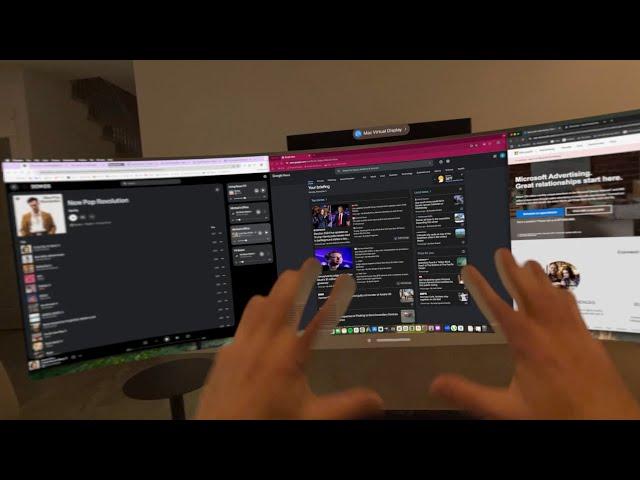 First Look at Ultrawide Monitor for Vision Pro