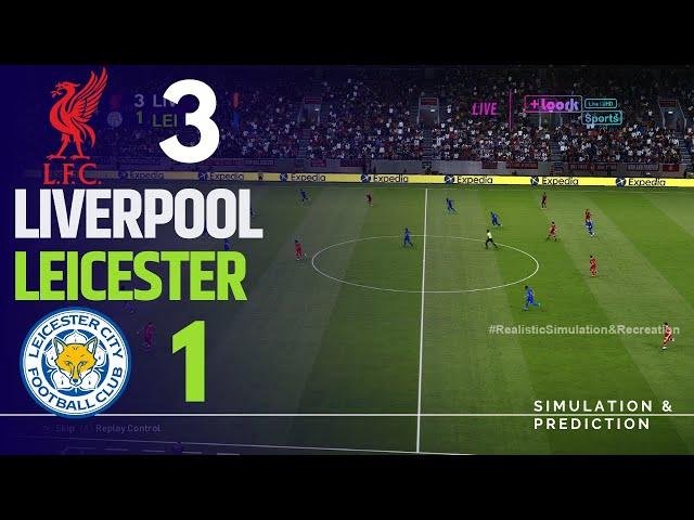 LIVERPOOL 3-1 LEICESTER CITY • Highlights • Premier League 24/25 | Simulation/Recreation