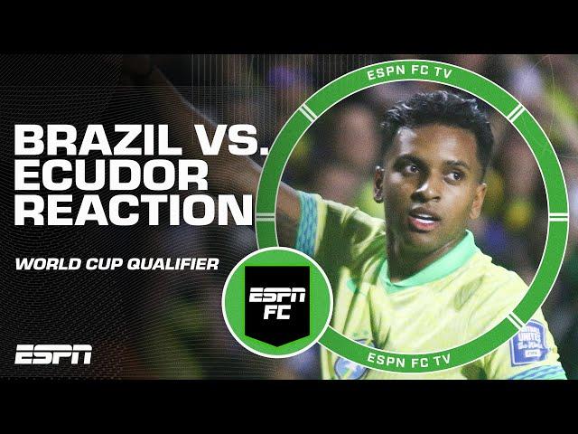 Brazil vs. Ecuador Reaction: There is NOTHING exciting about this Brazil team – Moreno | ESPN FC