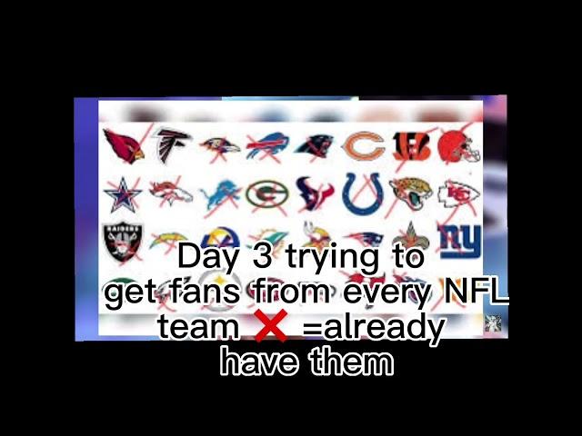 Trying to get fans from every nfl team