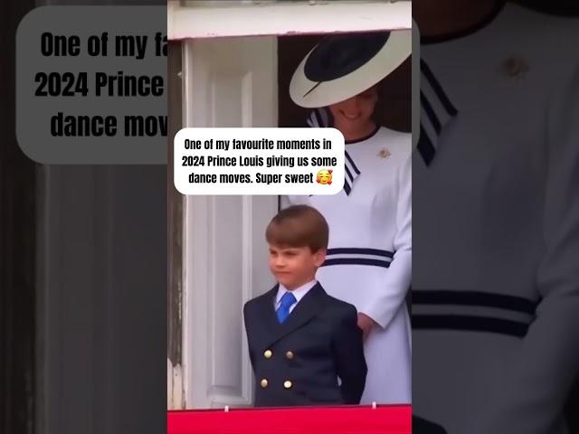 One of my favourite moments in 2024 was Prince Louis giving us some dance moves.