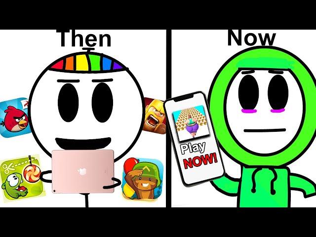 Mobile Games Then Vs Now...