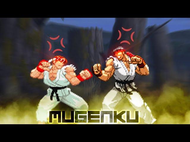 STRENGTH BUILD! HEAVY COMBO RYU VS RYU (THE EVIL AWAKENS 2). RYU-VERSE! MUGEN