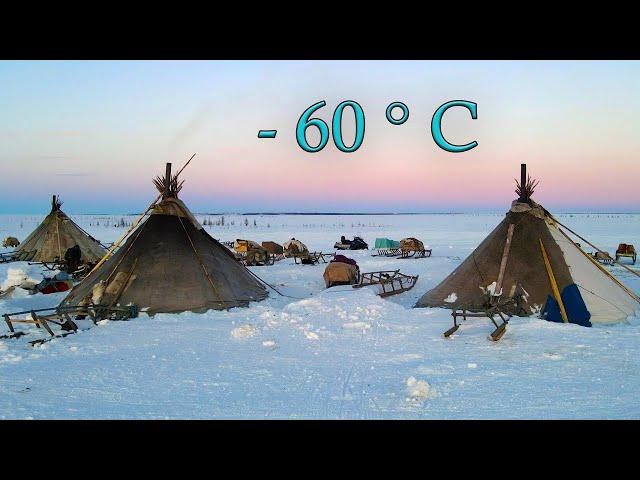 How Russia Far North Nomads live in -60°? Russia nowadays life.