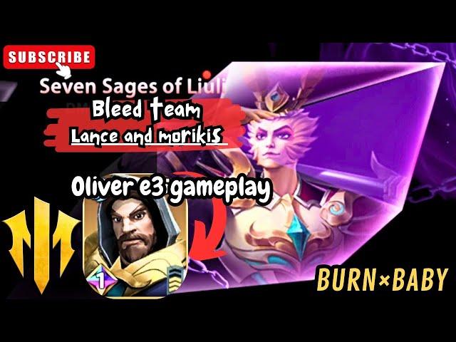 Oliver e3 shield+heal / bleed team / saven sages - Infinite Magicraid