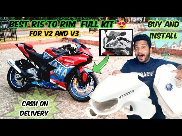 Most loaded Yamaha R15 converted to R1m | Modified yamaha R15 | @motoaesthetics7429